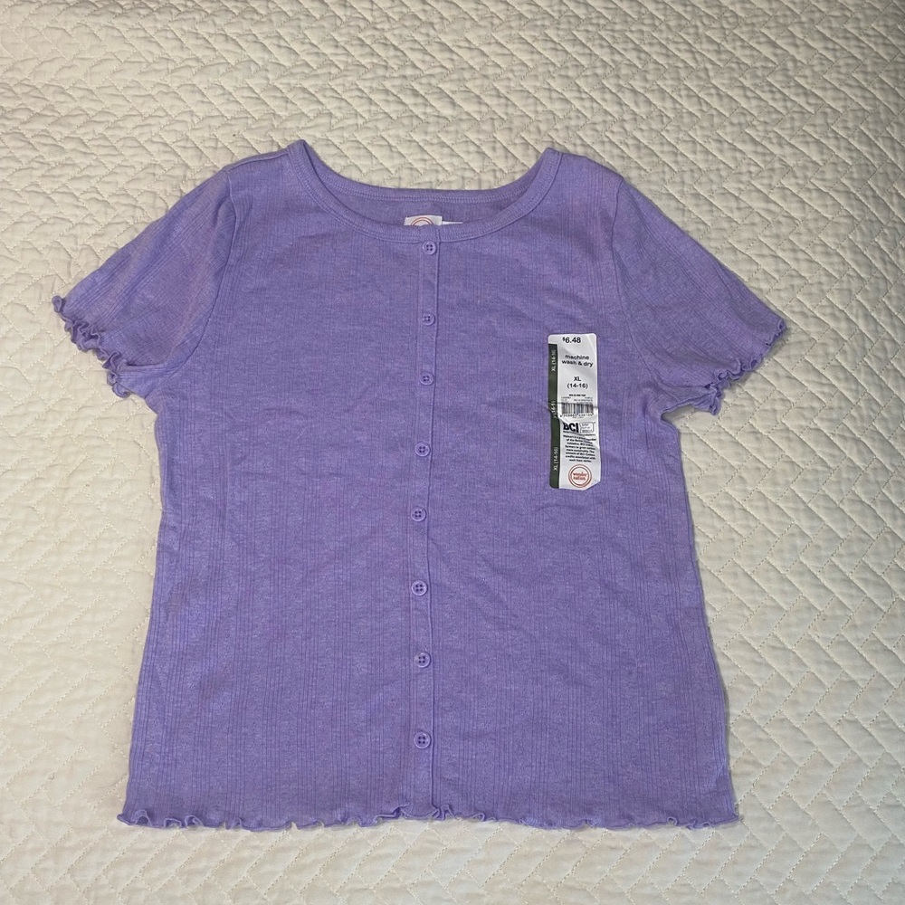 Girls Scalloped stop